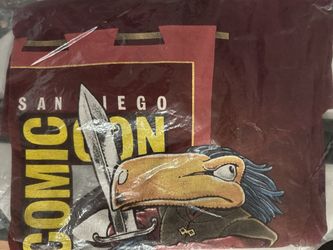 SDCC 2016 Comic Con Burgundy Warrior Toucan T-Shirt XXL NEW Factory Sealed
