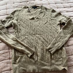 J.Crew cable knit wool blend Sweater size S