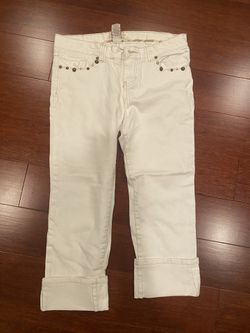 American Rag White Denim Capris