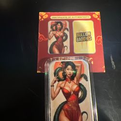 Bullion Baddie 1 Ounce Silver Bar