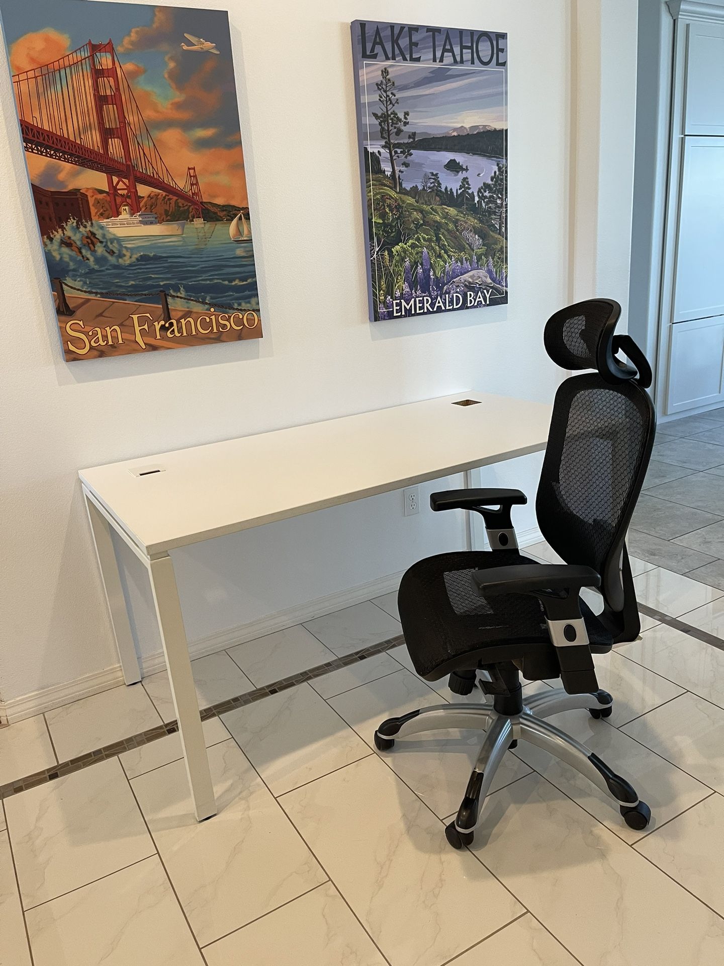 Desk, White