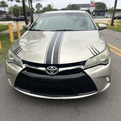 2016 Toyota Camry Black Interior 