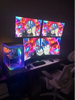 RTX 5090 Gaming PC | 9950x3D + 6TB SSD | 3 OLED Monitor | Gaming Peripherals
