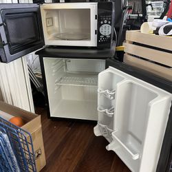 Great Condition Mini Fridge + Microwave combo 