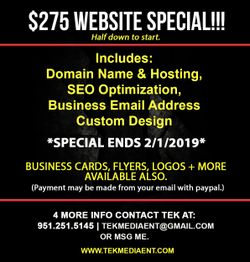 Website Special!