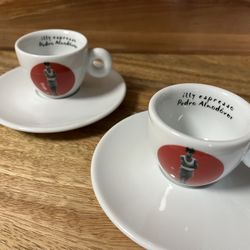 Illy Art Collection Pedro Almodovar Espresso Cups And Saucers