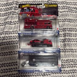 Hot Wheels Premium Team Transport Set 