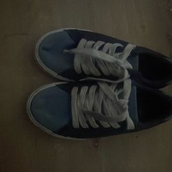 shoes, a few wears but you get them for a steep discount 