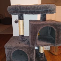 Double Cubby cat Condo