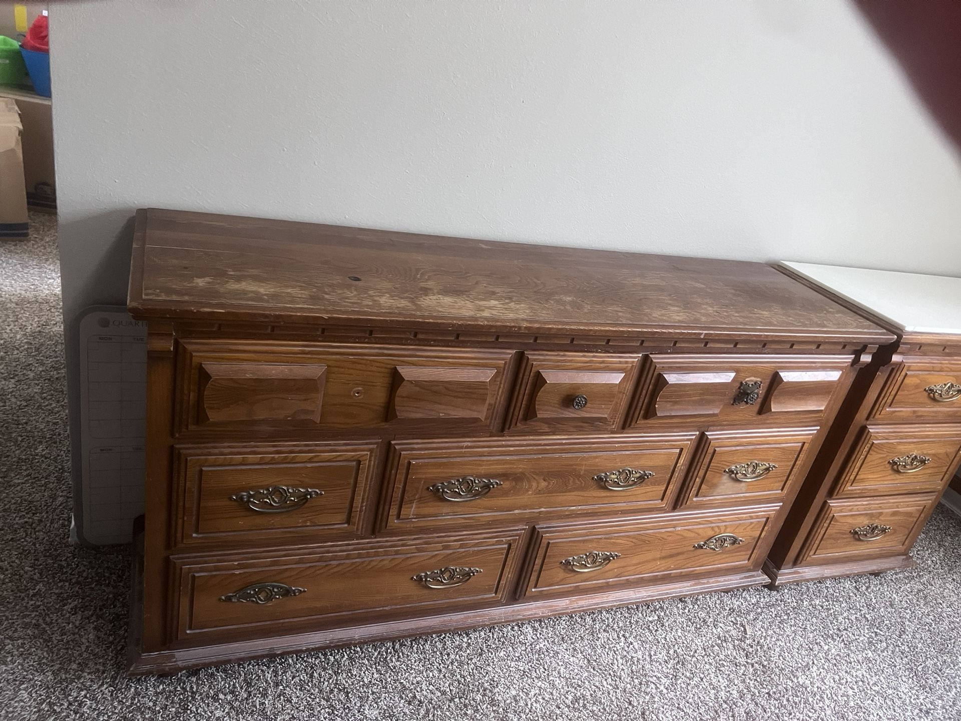 Dresser and Desk