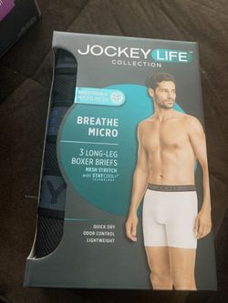 Jockeys Men’s boxer briefs breathe micro size S