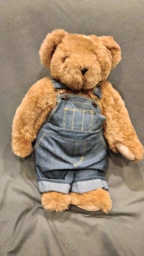 Vermont Teddy Bear Company Complete Companion Boy Bear Fully-Jointed 15"
