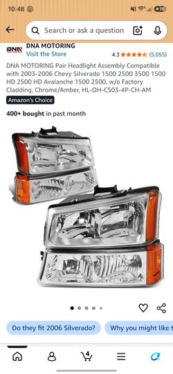 Chevy Silverado 1500 Headlights