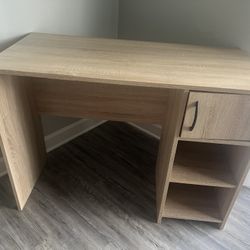 Beige Desk