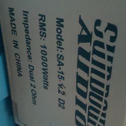New Sundown Audio SA V2 15 $300 Not Going Any Lower 