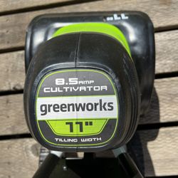 greenworks 8.5amp cultivator