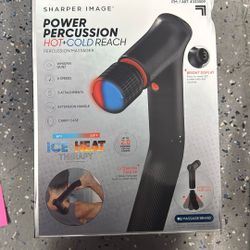 Sharper image, power, percussion, hot, and cold reach percussion massager