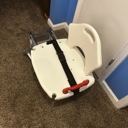 Drive Medical Sliding Transfer Bench / Tub Bench With Backrest  