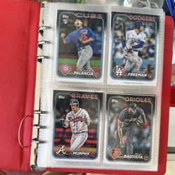 $25 Binder Full of Baseball Cards
