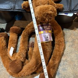 Large dog toy. Reindeer plush toy   