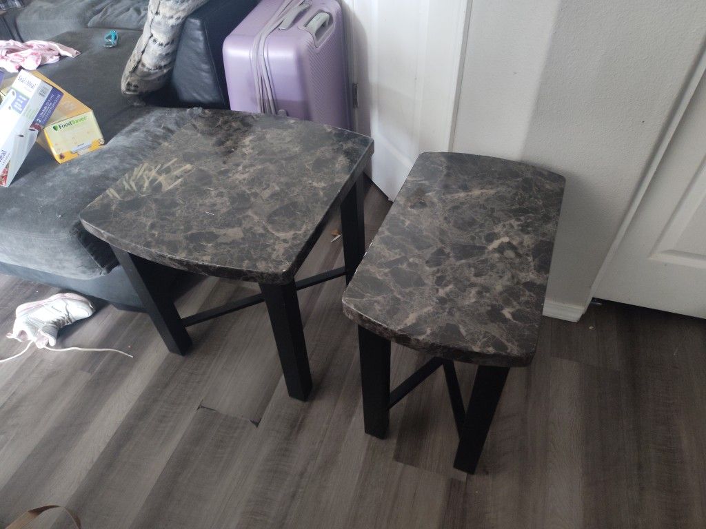 Marble End Tables