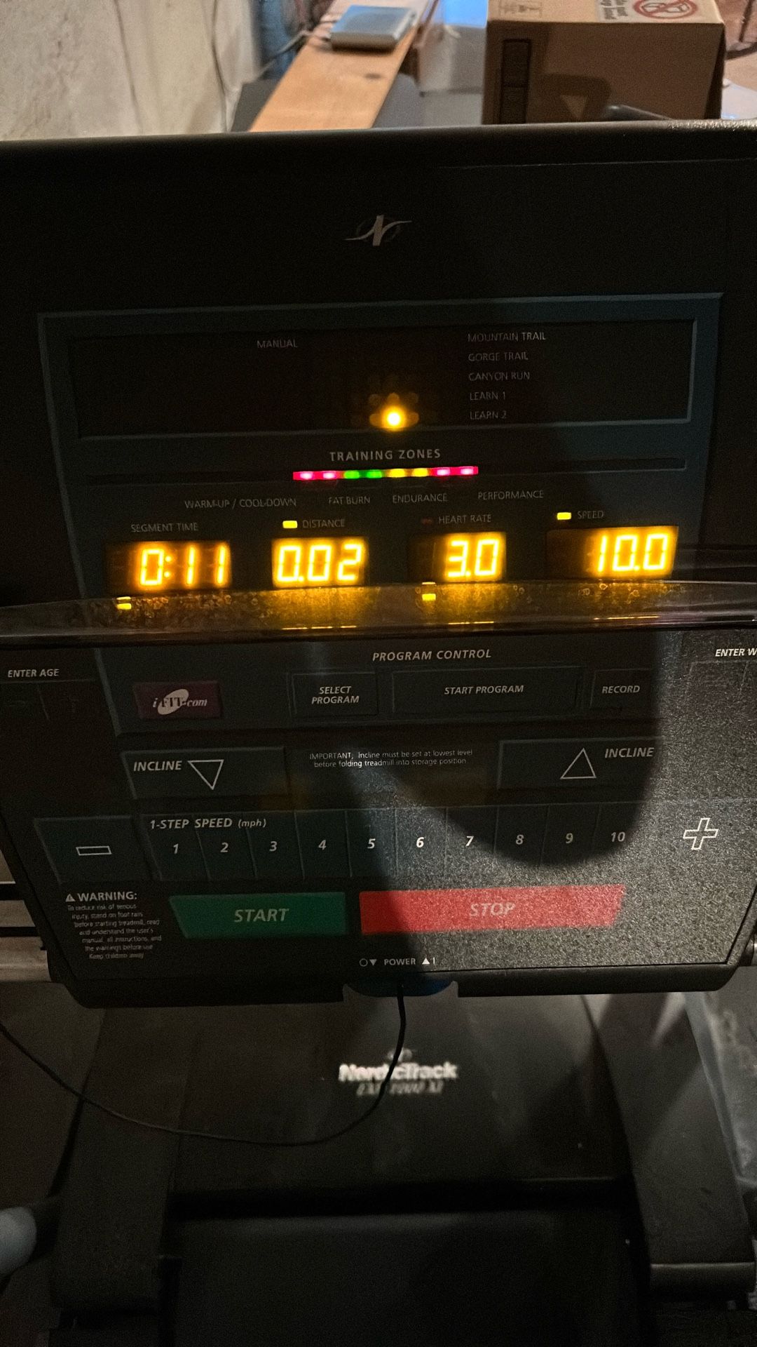 NordicTrack Treadmill EXP1000 XI