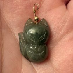 Fox Jade Pendant 
