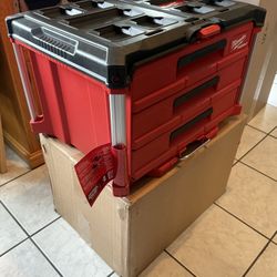Milwaukee Packout Three Drawer Storage
