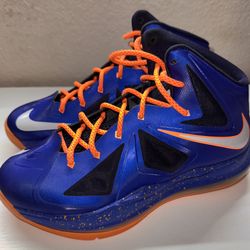 Nike LeBron 10 x GS Superhero 6.5 Y Basketball Shoes Great Condition No Box