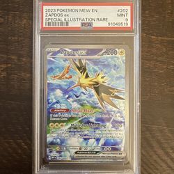 Zapados ex Special Illustration Rare PSA 9
