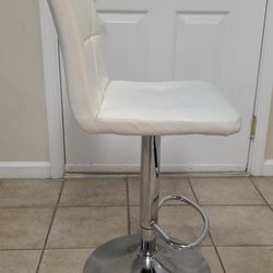 2 Bar Stool - White