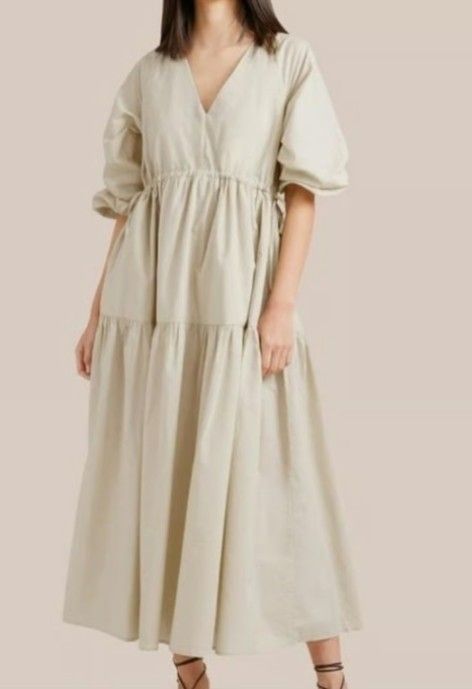 Modern Citizen Lyra Tiered Maxi Dress Medium / Large
