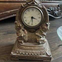 Antique Elephant Clock