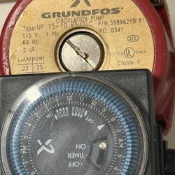 Pre-owned GRUNDFOS Circulation Pump 15-10B5/TLC Part # (contact info removed)5 115 Vac Single Phase