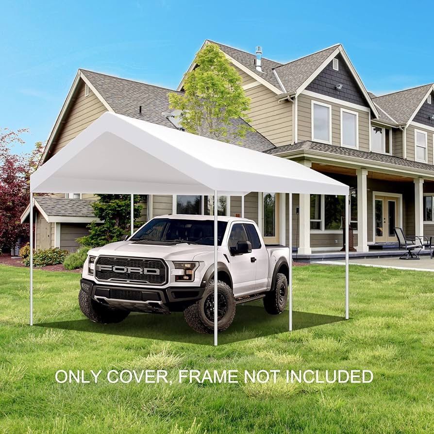12'x20' Carport Replacement Canopy Cover