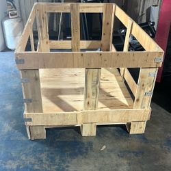 Wooded Box Crate 