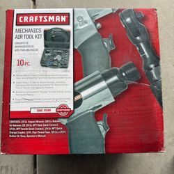 Craftsman 16852 10-Piece Mechanics Air Tool Kit (Brand New)