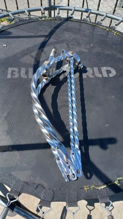26" Chrome Twisted Spring Forks
