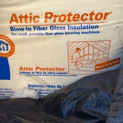Blow In Insulation 3/4 Of A Bag 