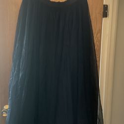 Long Tulle Skirt 