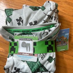 NWT Licensed Minecraft boys 2pcs Pajama Set size 9/10 yrs
