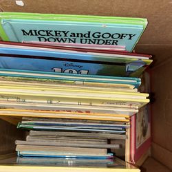 Box of vintage children’s books
