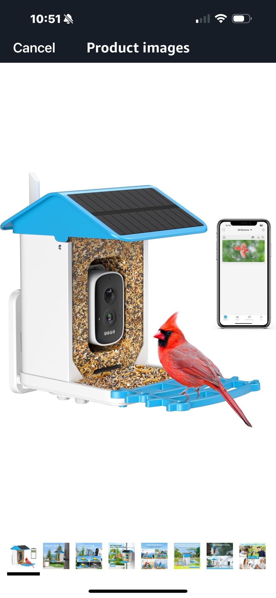 Smart Bird Feeder with Camera