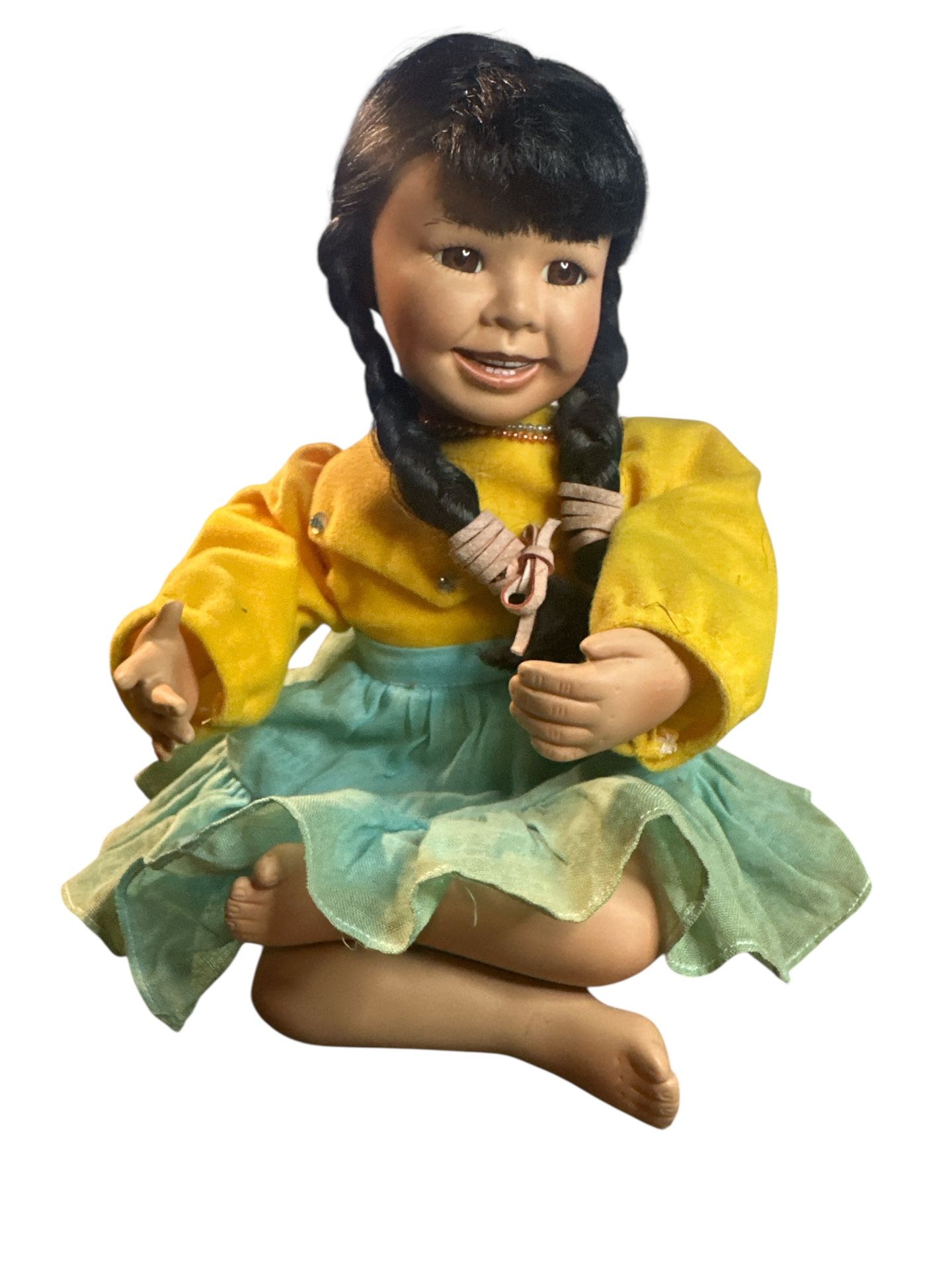 Porcelain doll The Ashton-Drake Galleries is a must-have for any collector or lover of dolls. The doll features intricate details and is designed to l