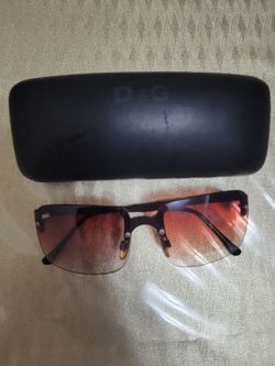 D&G Dolce & Gabbana Rimless Sunglasses with Case