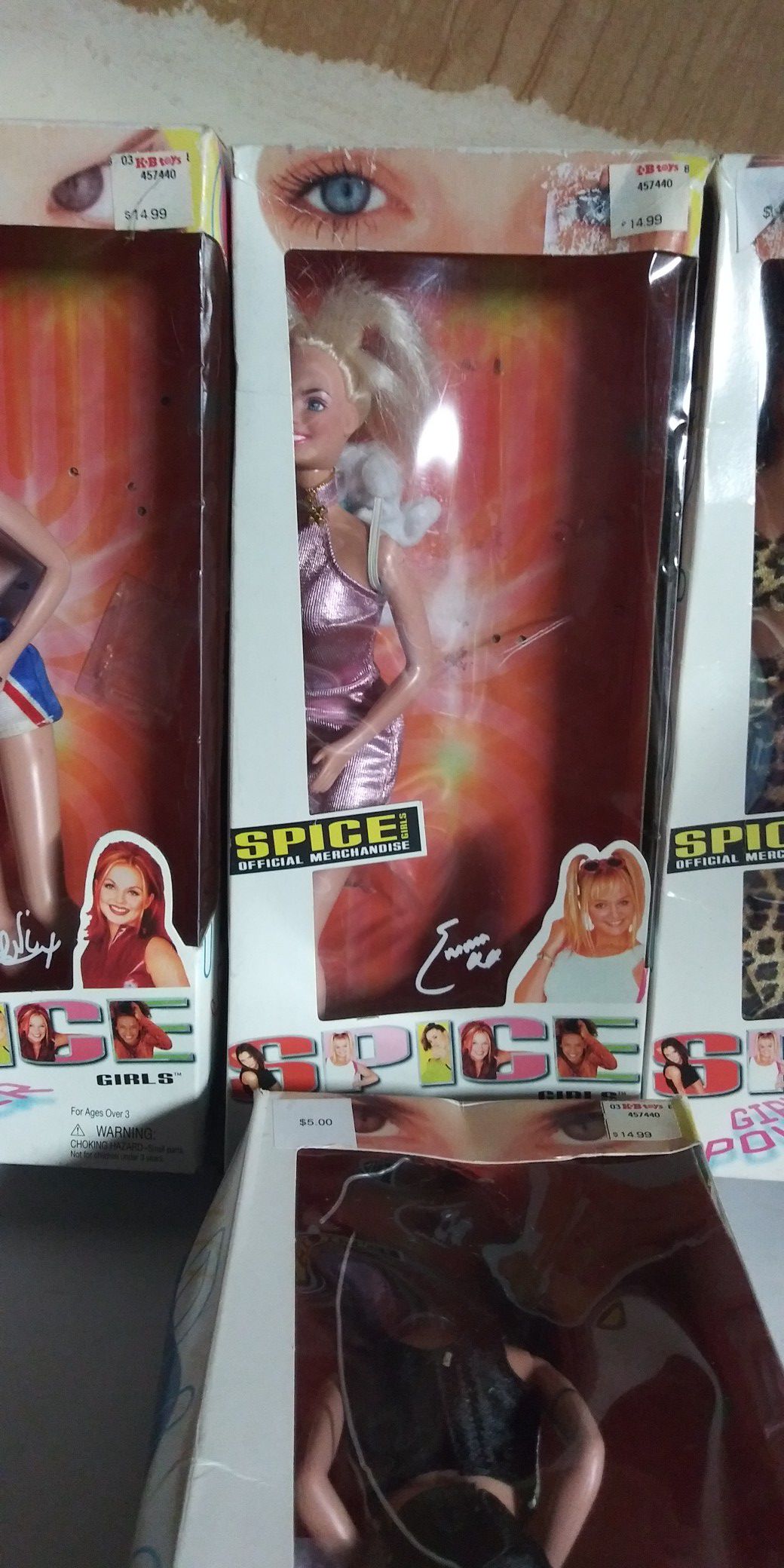 Spice Girls: 1997 doll set of 4 Girl Power