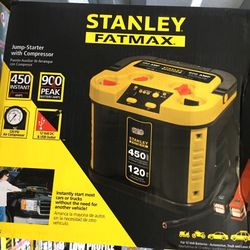 Stanley FatMax jump starter with air compressor