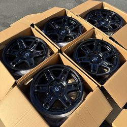 Brand New 5x127 Jeep Wrangler and Gladiator 17” Fuel “Slayer” Off-road Wheels