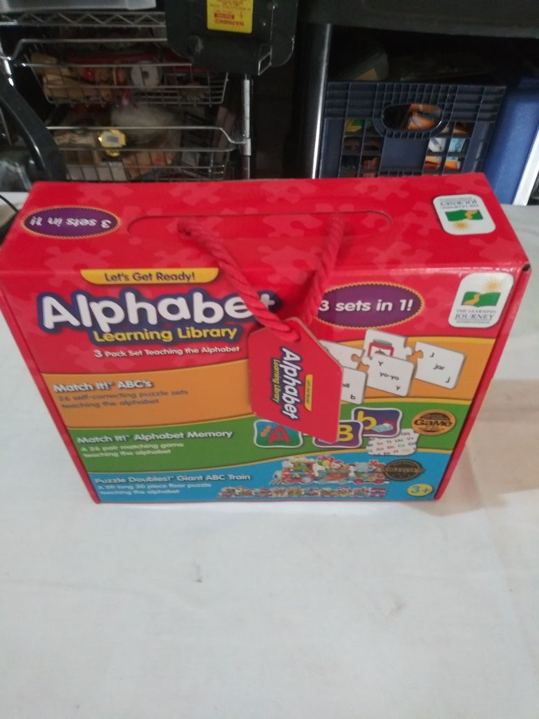 Lift and learn alphabet three in one set