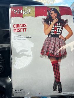 Circus misfit disfraz de payasita